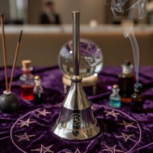 Silver Bell with Om Symbol
